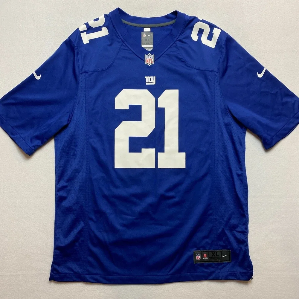 New York Giants Nike On Field Jersey Mens XL Blue Landon Collins  #21 NFL